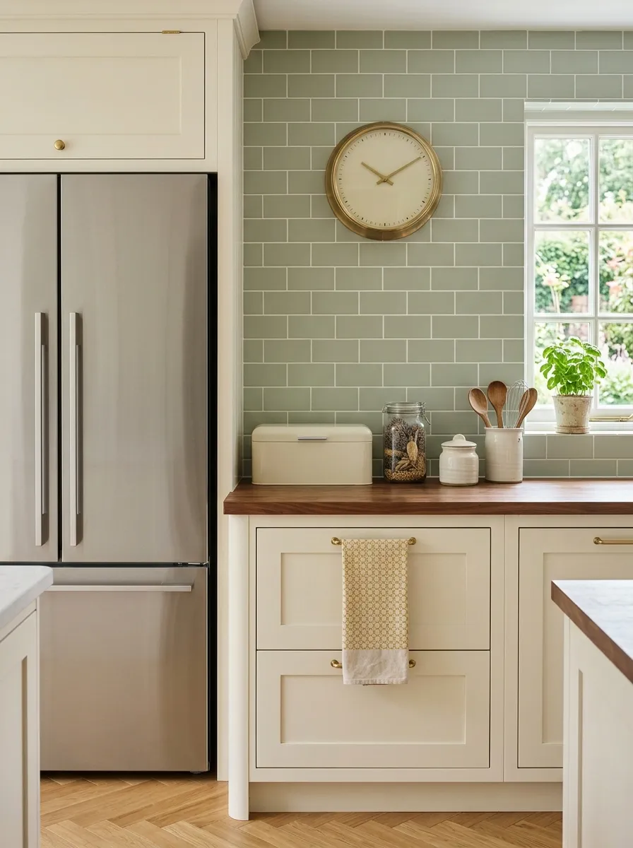 Mix Modern Appliances With Vintage-Looking Accessories