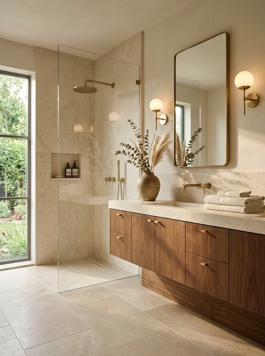Mix Stone With Wood Instead of Making Everything Match