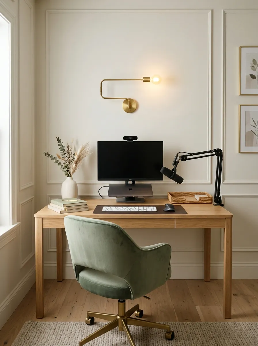 Mount a Hardwired Sconce for Video Calls