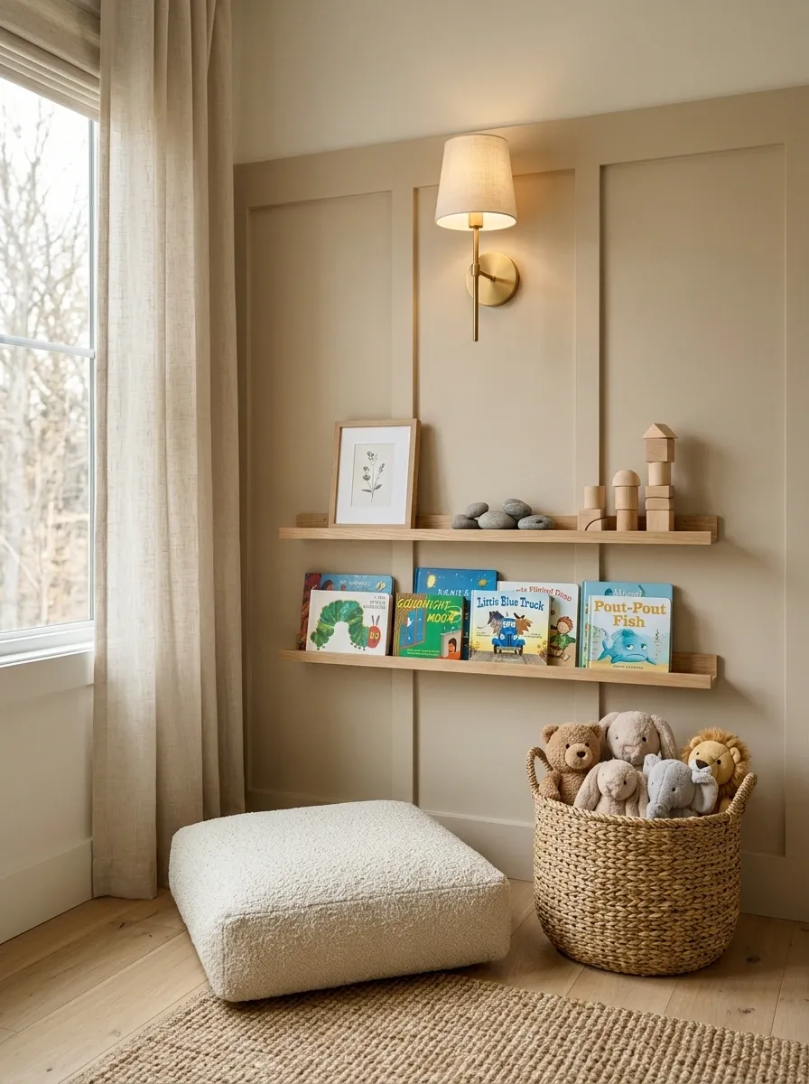 Mount a Picture Ledge at Toddler Height