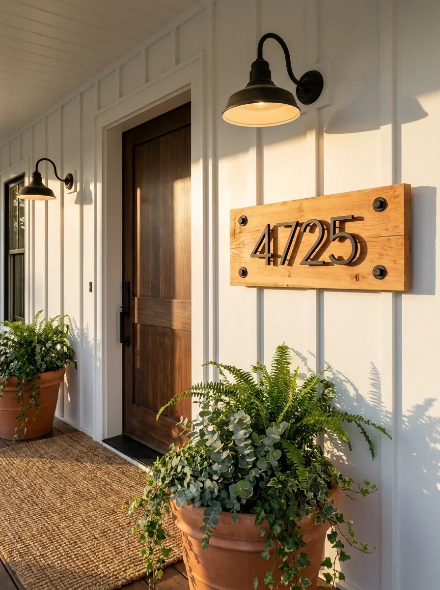 Mount Chunky Floating House Numbers