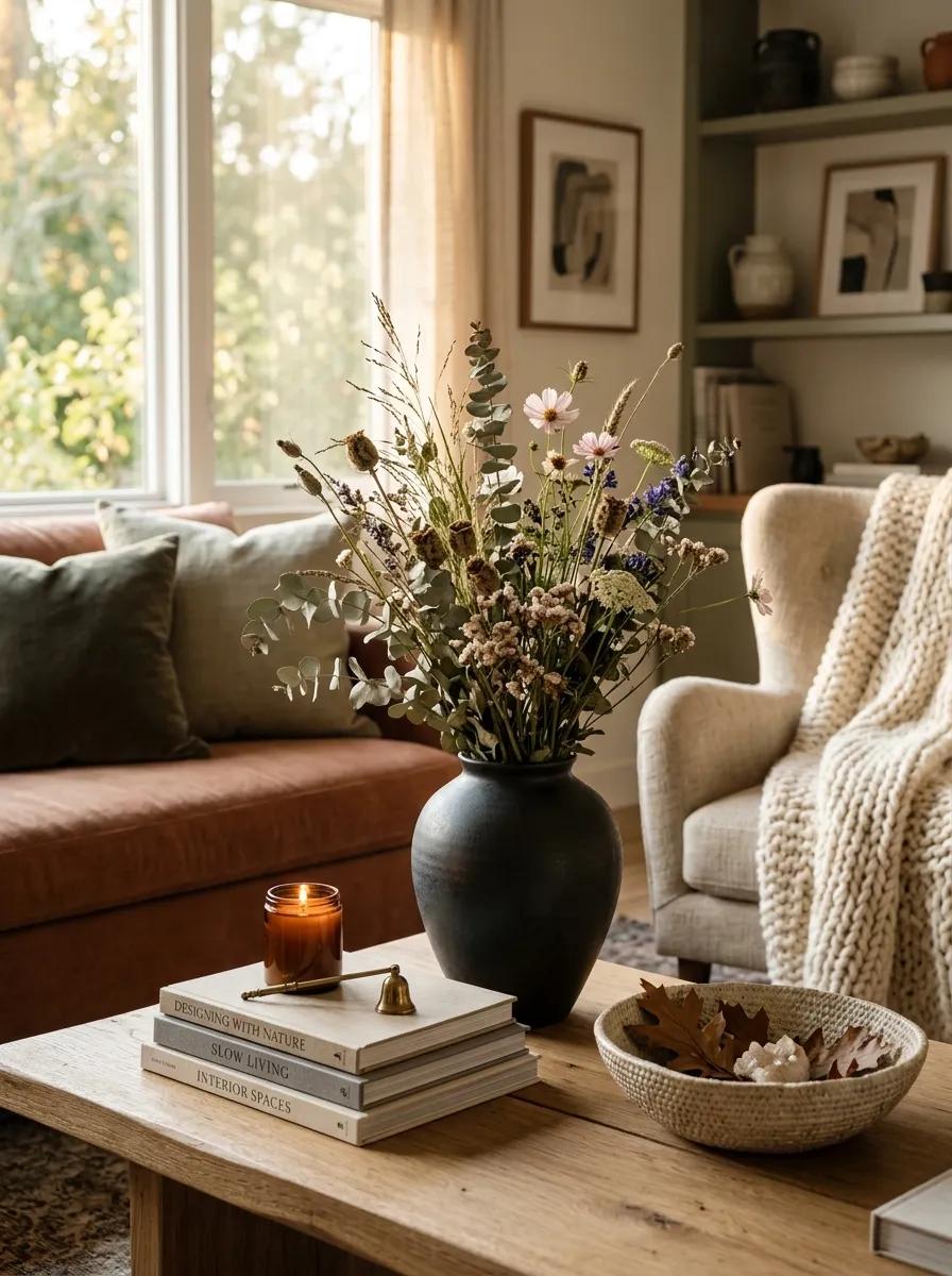 Move Summer Florals Into Darker Ceramic Vases