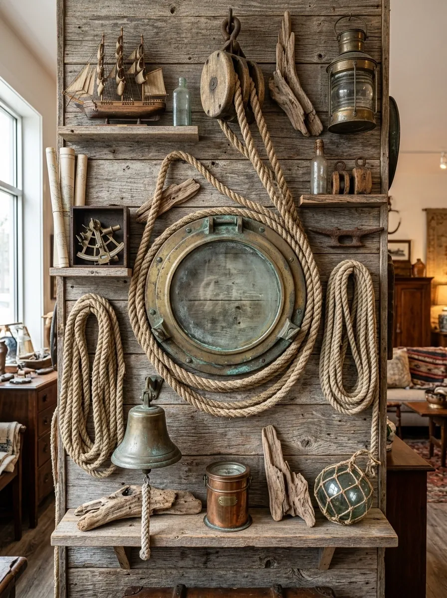 Nautical Salvage Wall