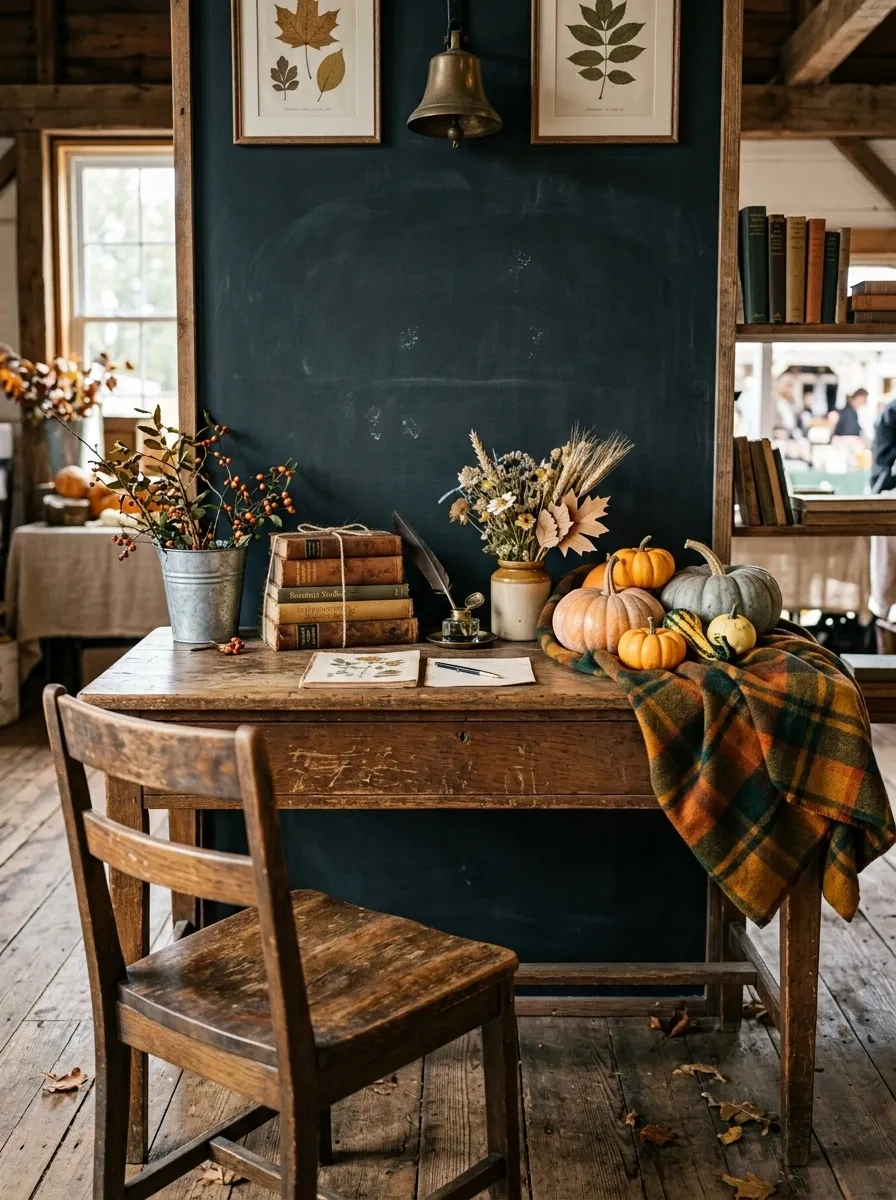 Old Schoolhouse Fall Booth