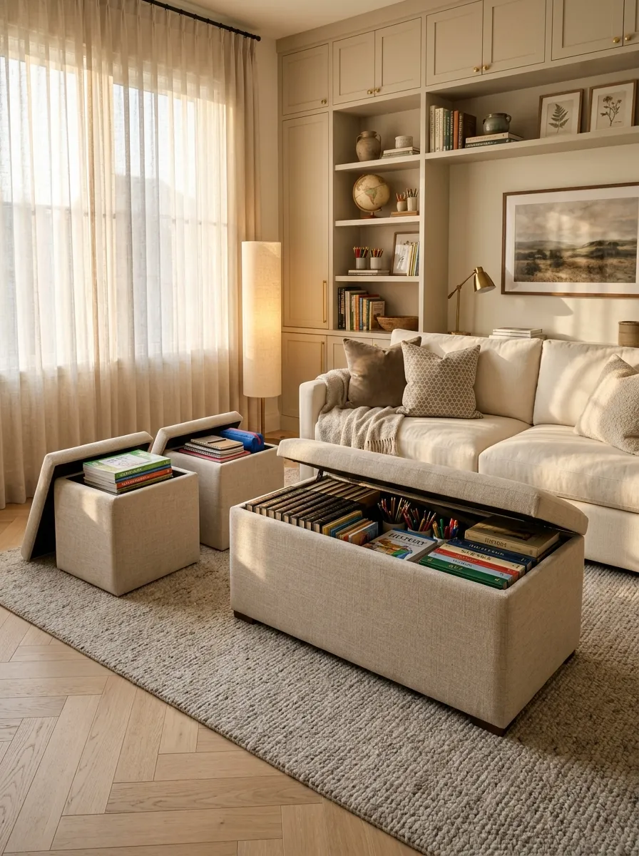 Ottoman Storage Cubes