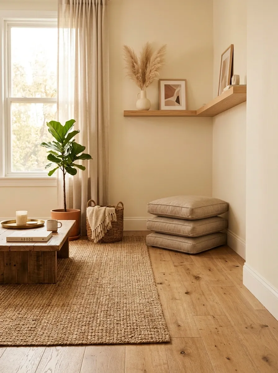Oversized Floor Cushions for Guests