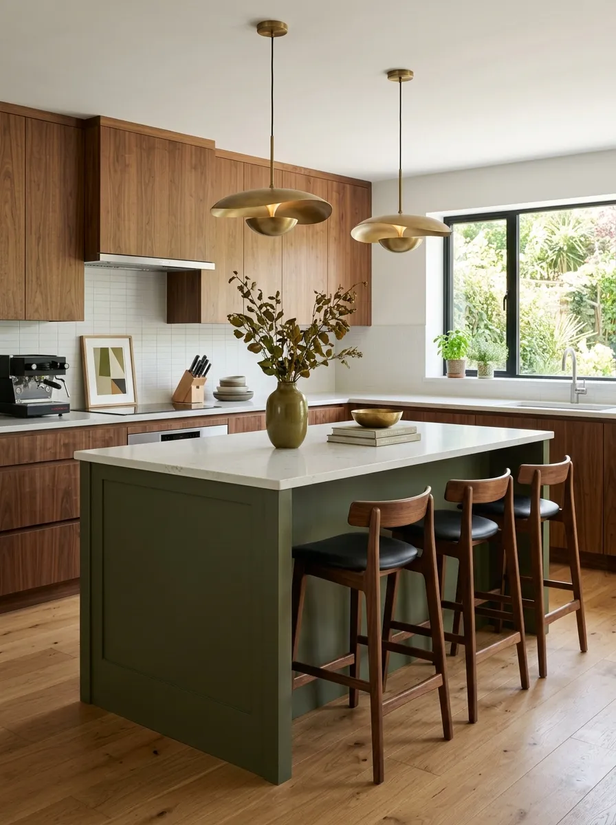 Paint the Island a Muted Olive Green