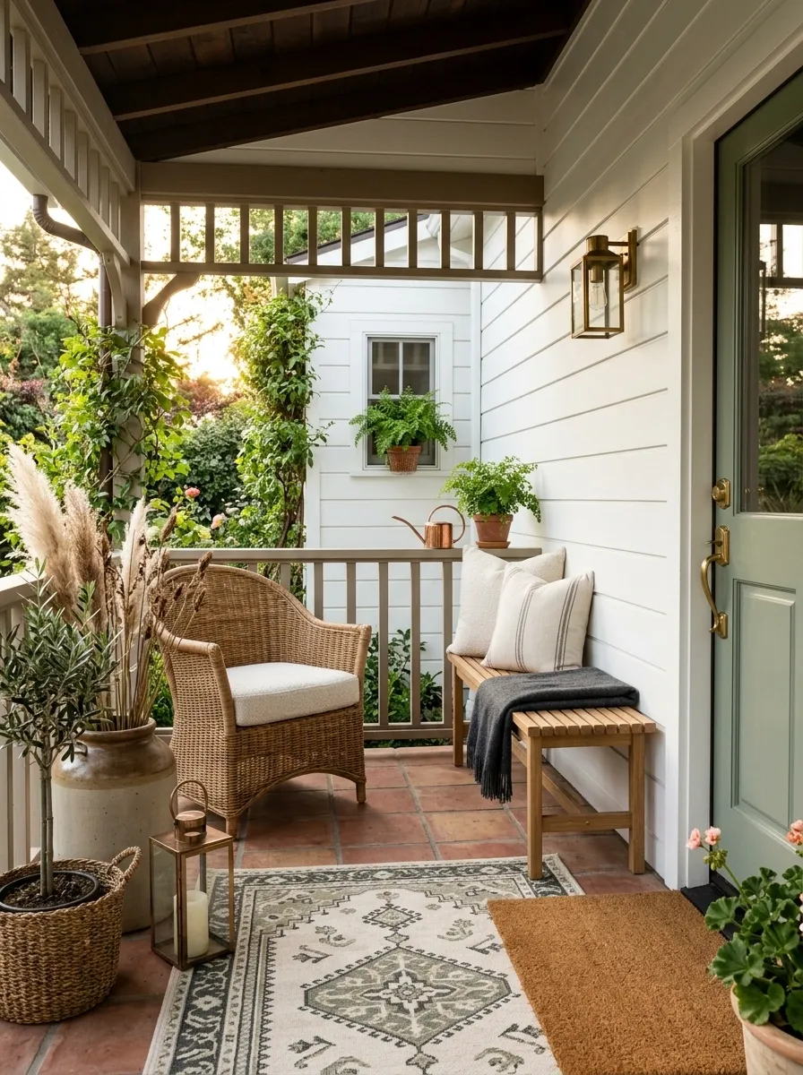 Pair a Bench With One Statement Chair Instead of a Full Seating Set