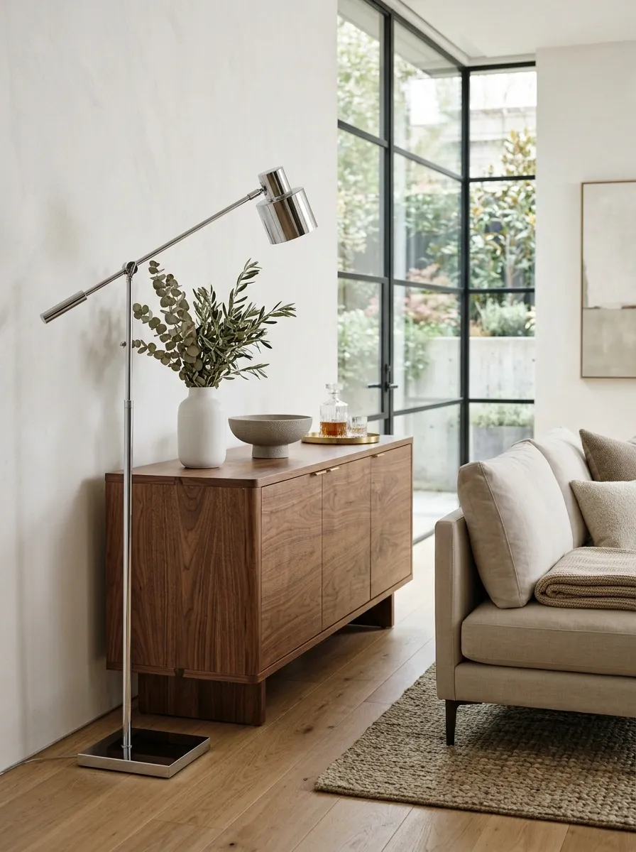 Pair Chrome With Warm Wood Instead of More Metal