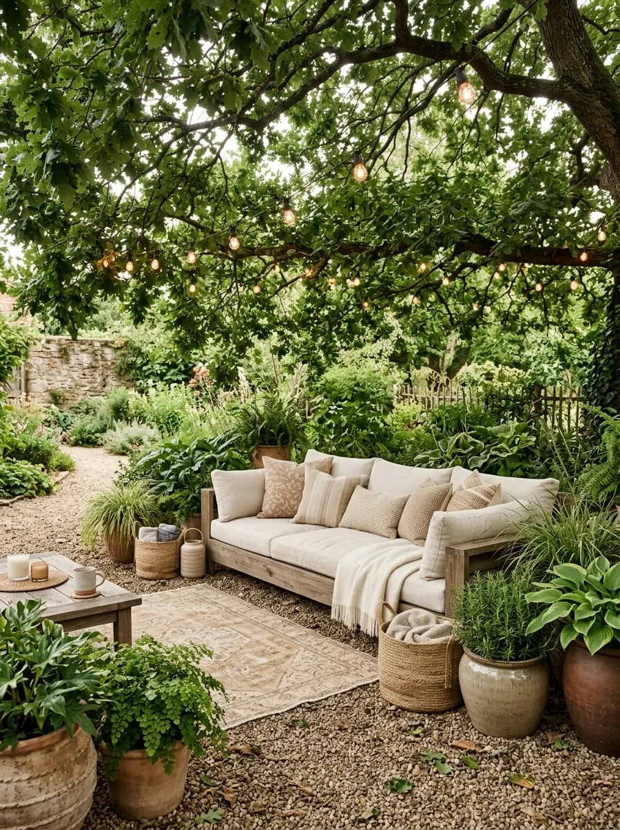 Pallet-Inspired Lounge With Soft Neutral Textiles
