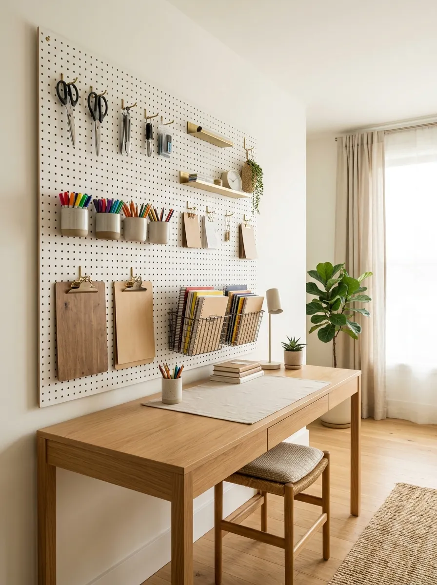 Pegboard Supply Walls