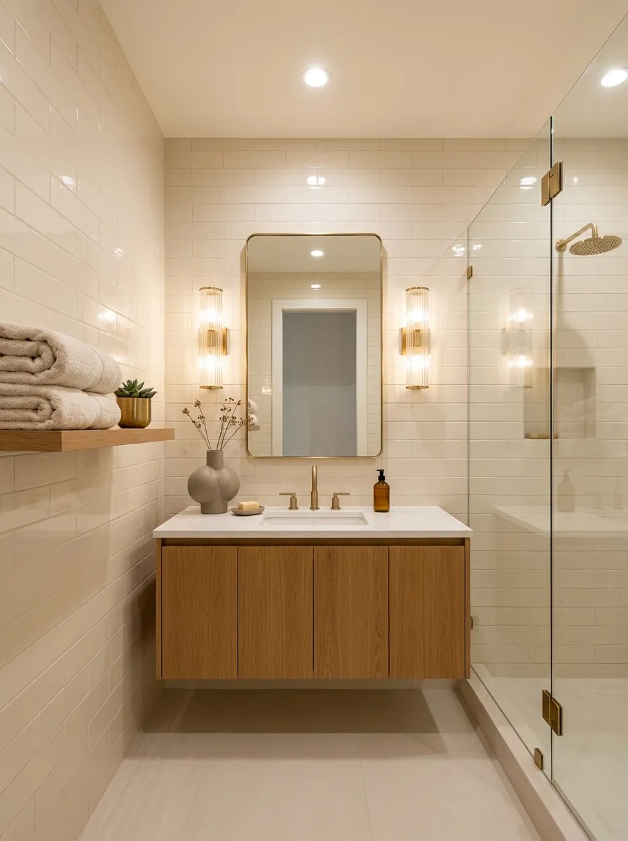 Pick Light, Reflective Tile for a Room With No Natural Light