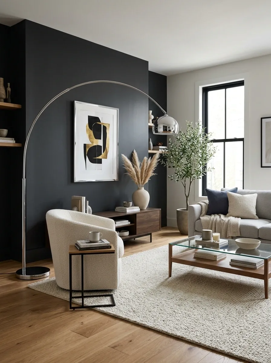 Place Chrome Against a Dark Wall for Instant Contrast