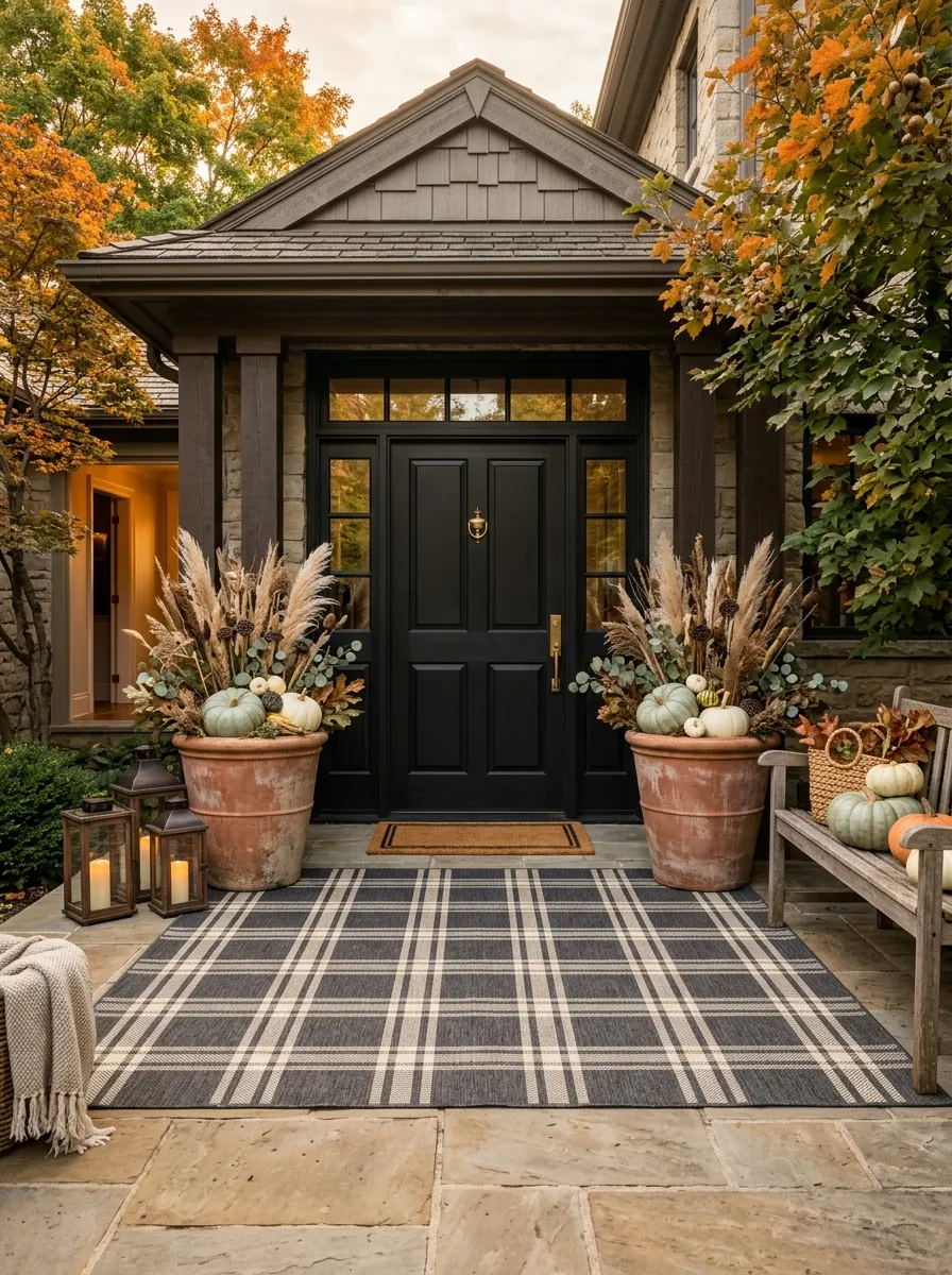 Put a Fall Rug Under the Main Entry