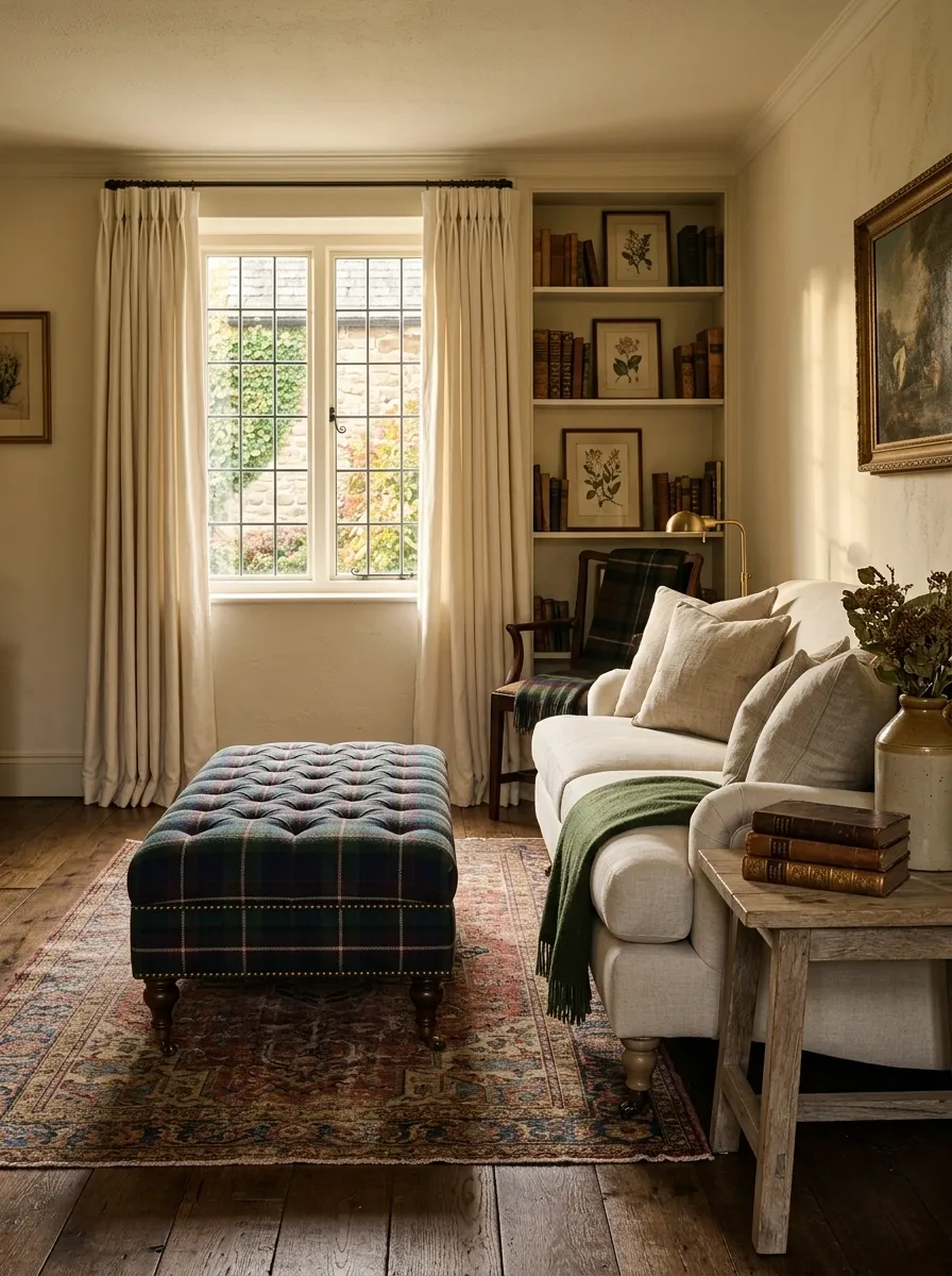 Put Plaid on One Statement Textile
