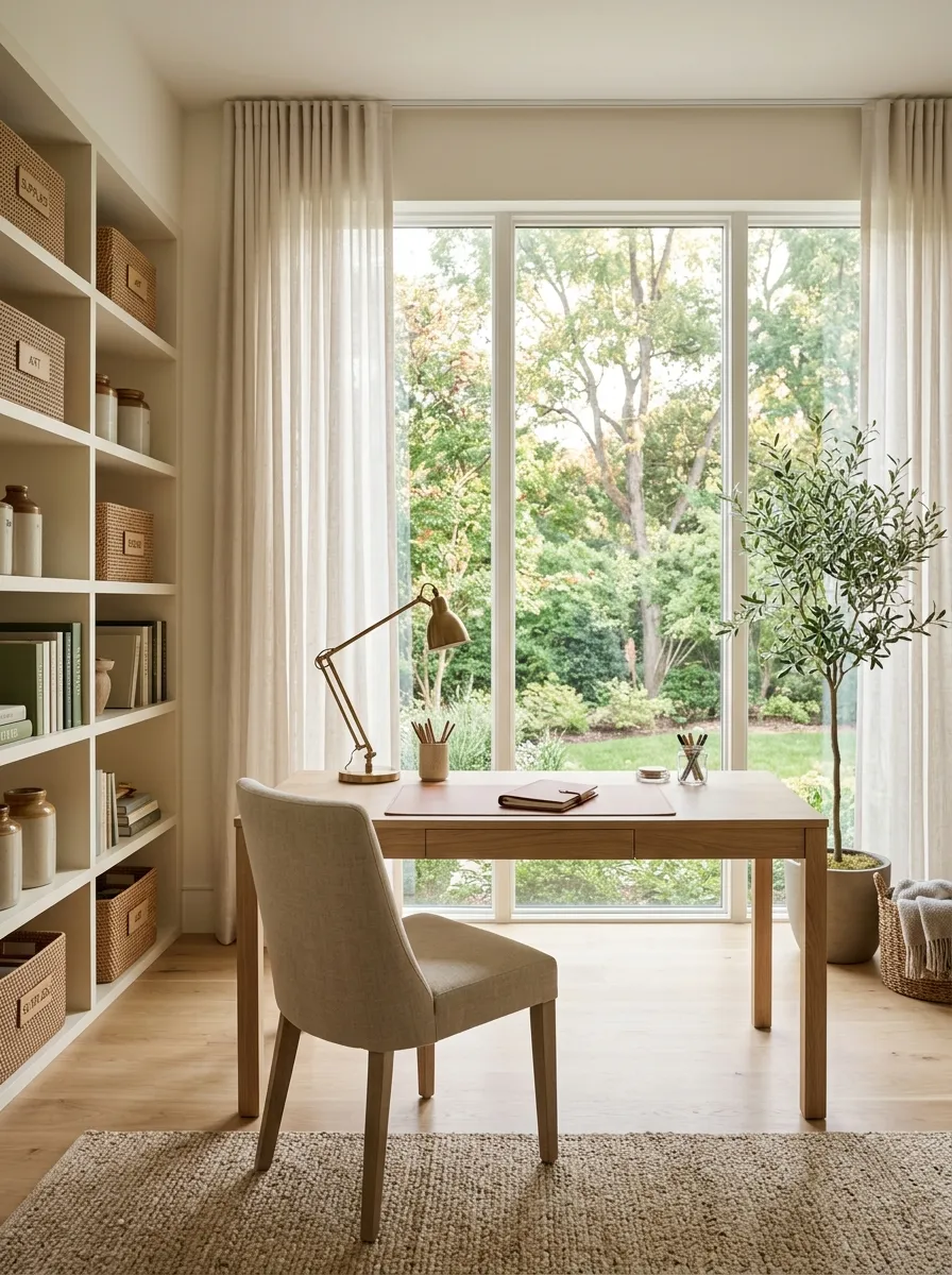 Put the Main Desk Where Natural Light Helps Most
