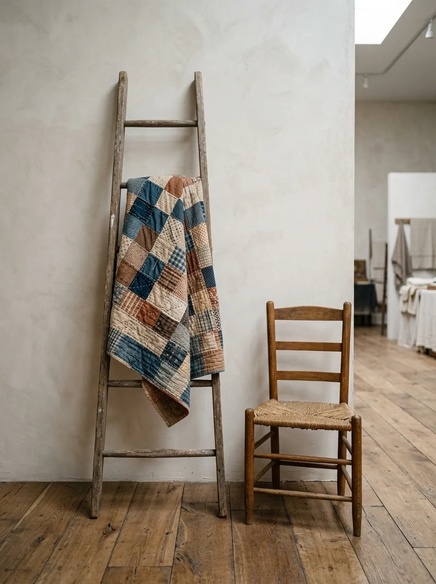 Quilt Ladder Focal Point
