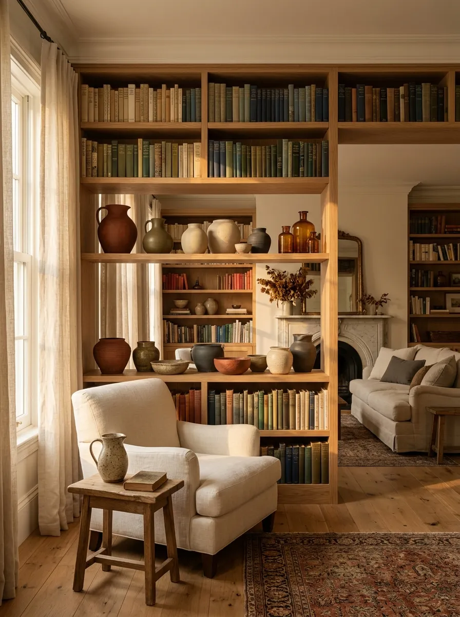 Replace Bright Decorative Objects With Earthy Ceramics