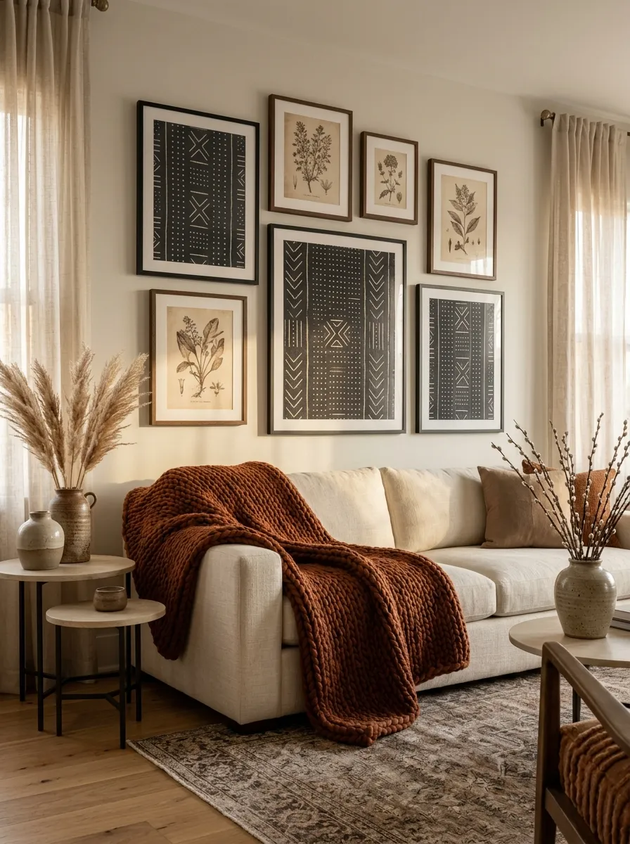Replace Everyday Art With Mudcloth Prints
