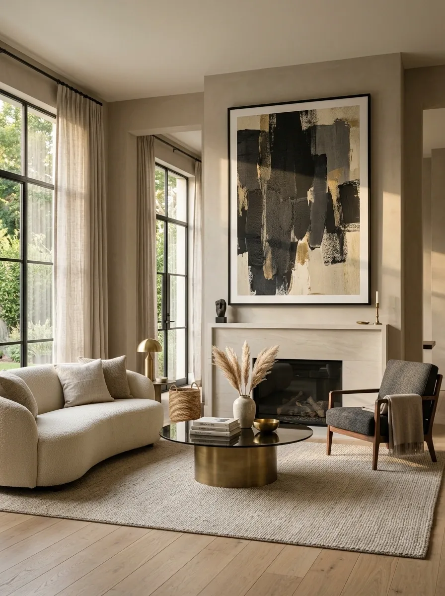 Replace Tiny Art With One Oversized Statement Piece