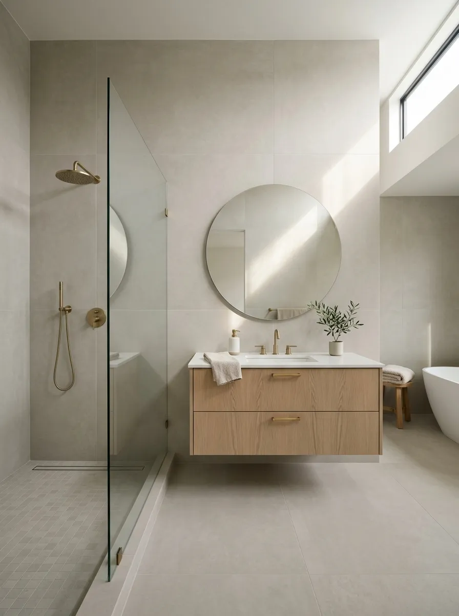 Run Large-Format Tile From Floor to Ceiling