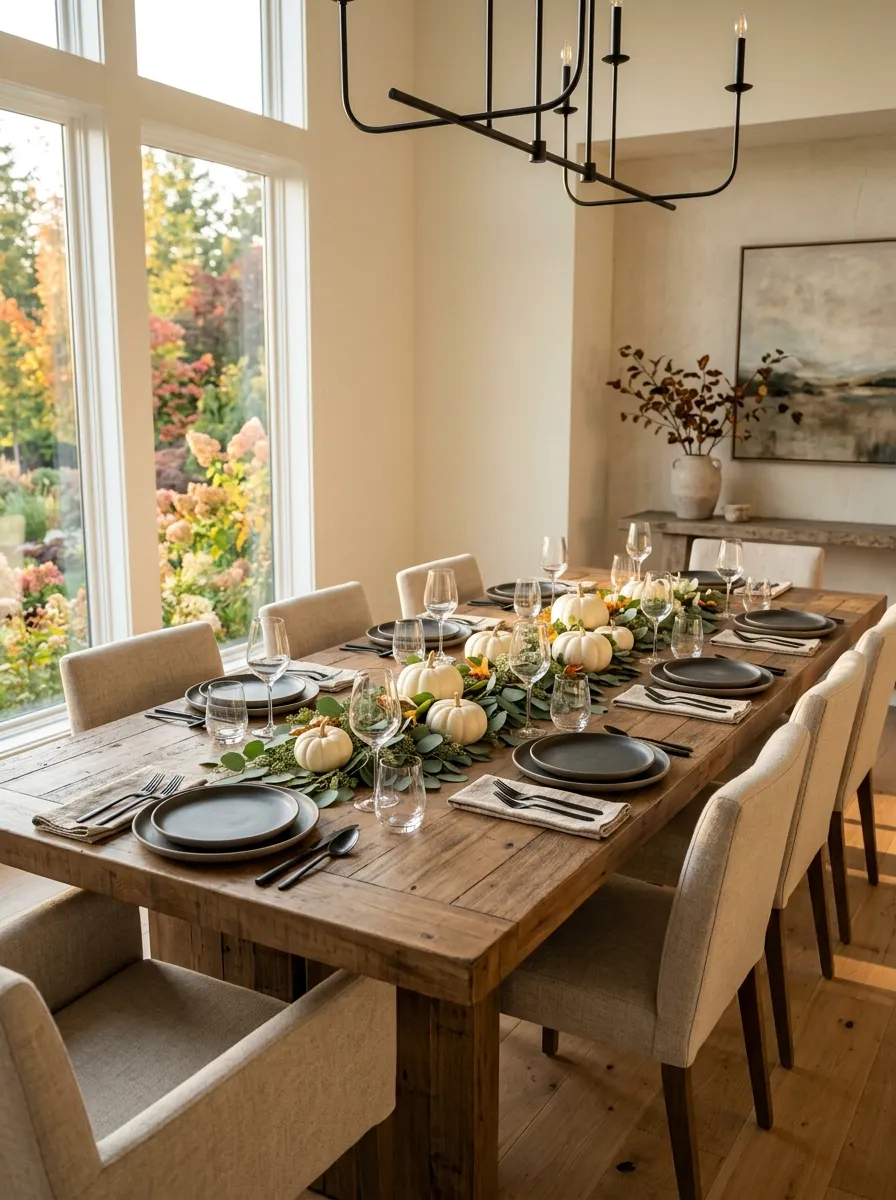 Scatter Mini White Boos Down the Centerpiece