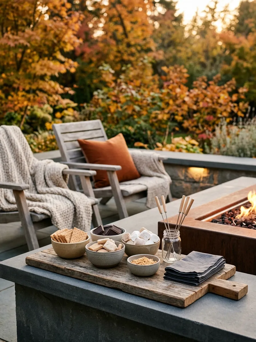 Set Up a Small S'mores Station Without Turning the Patio Into a Party Store