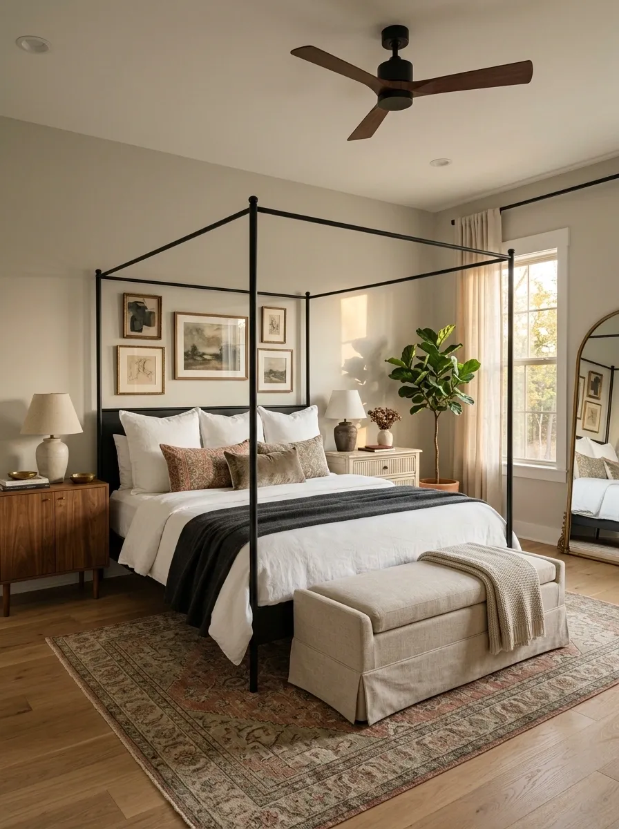 Skip the Matching Bedroom Set Around the Canopy Bed