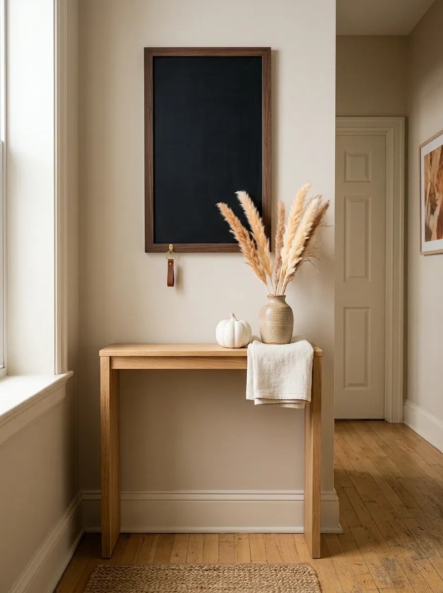 Small Apartment Fall Chalkboard Corner