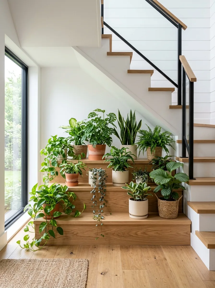 Stagger Heights With a Tiered Plant Stand
