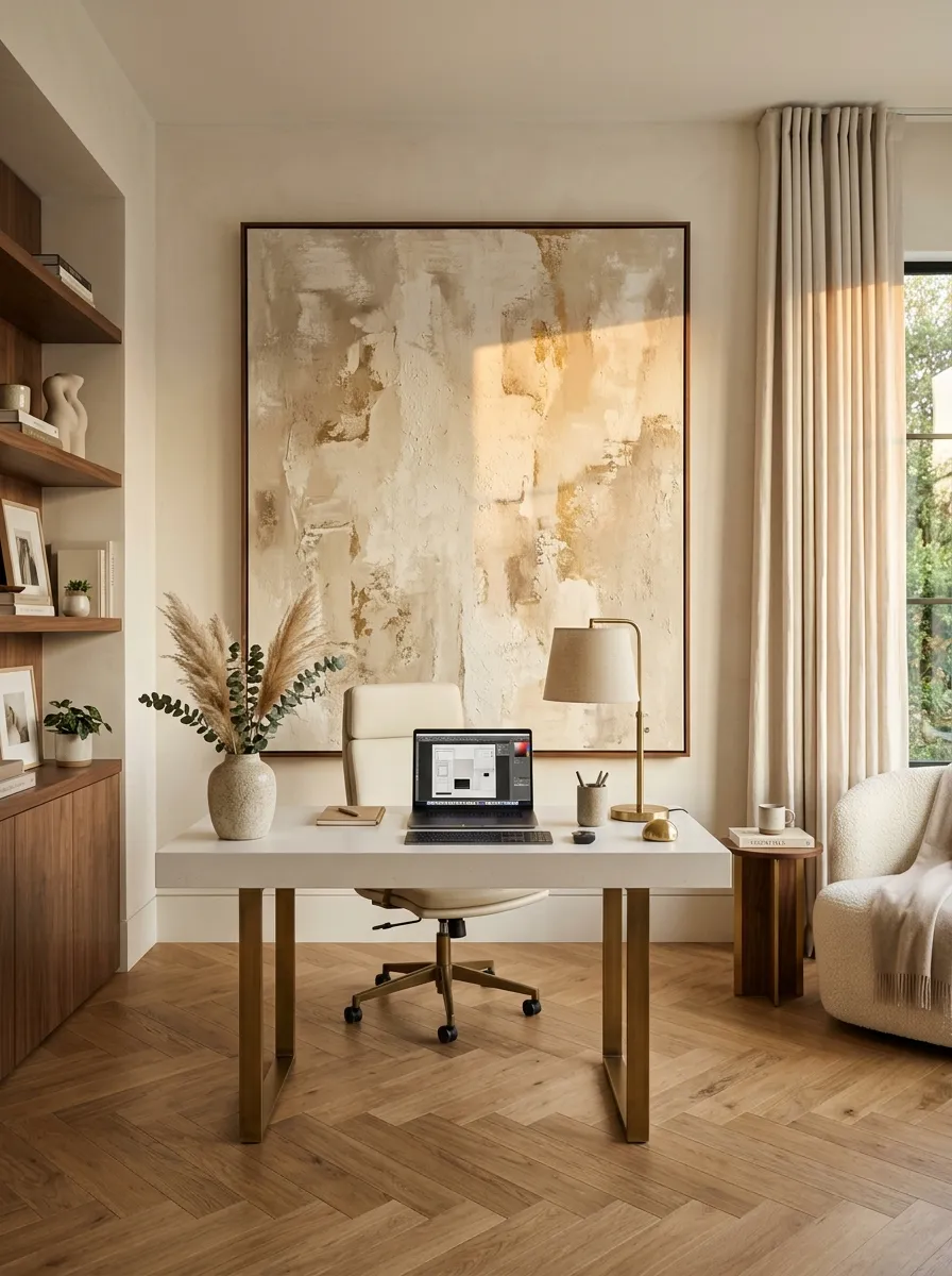 Stick Acoustic Panels Behind Your Canvas Art
