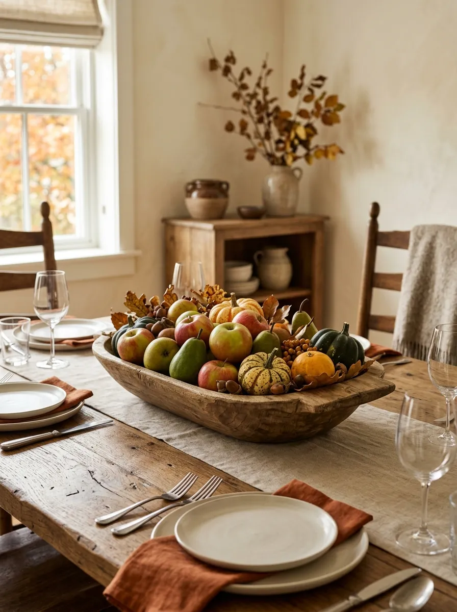 Style a Dining Table With Produce Instead of Seasonal Decor