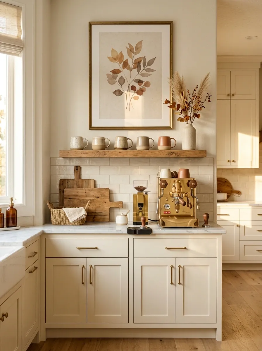 Style the Back Wall Instead of Filling the Counter