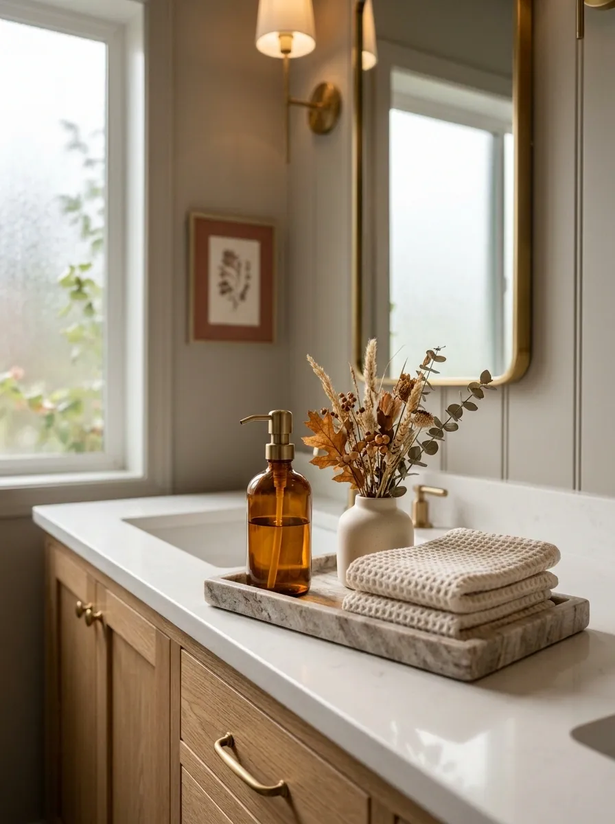 Style the Bathroom With Small Seasonal Details That Still Feel Useful