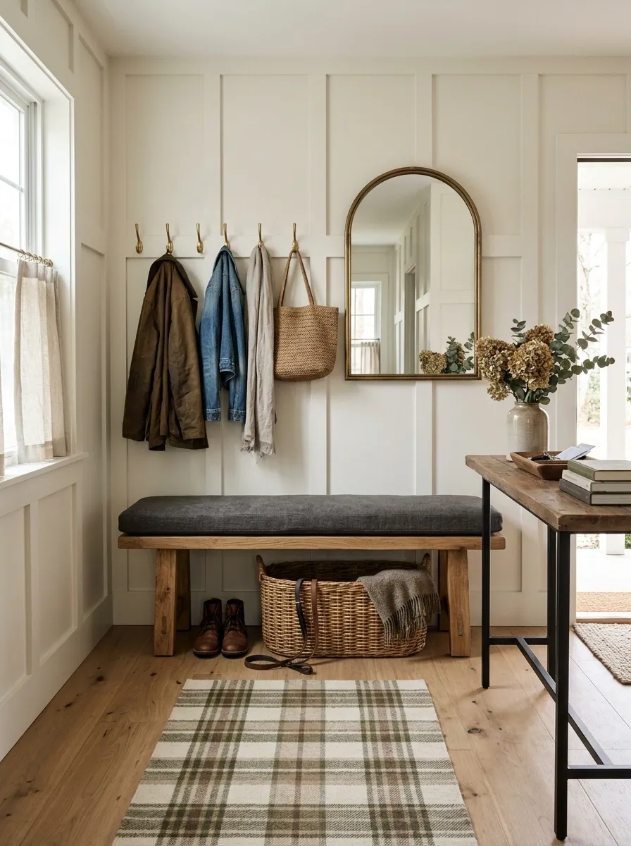 Style the Entryway Like a Working Drop Zone