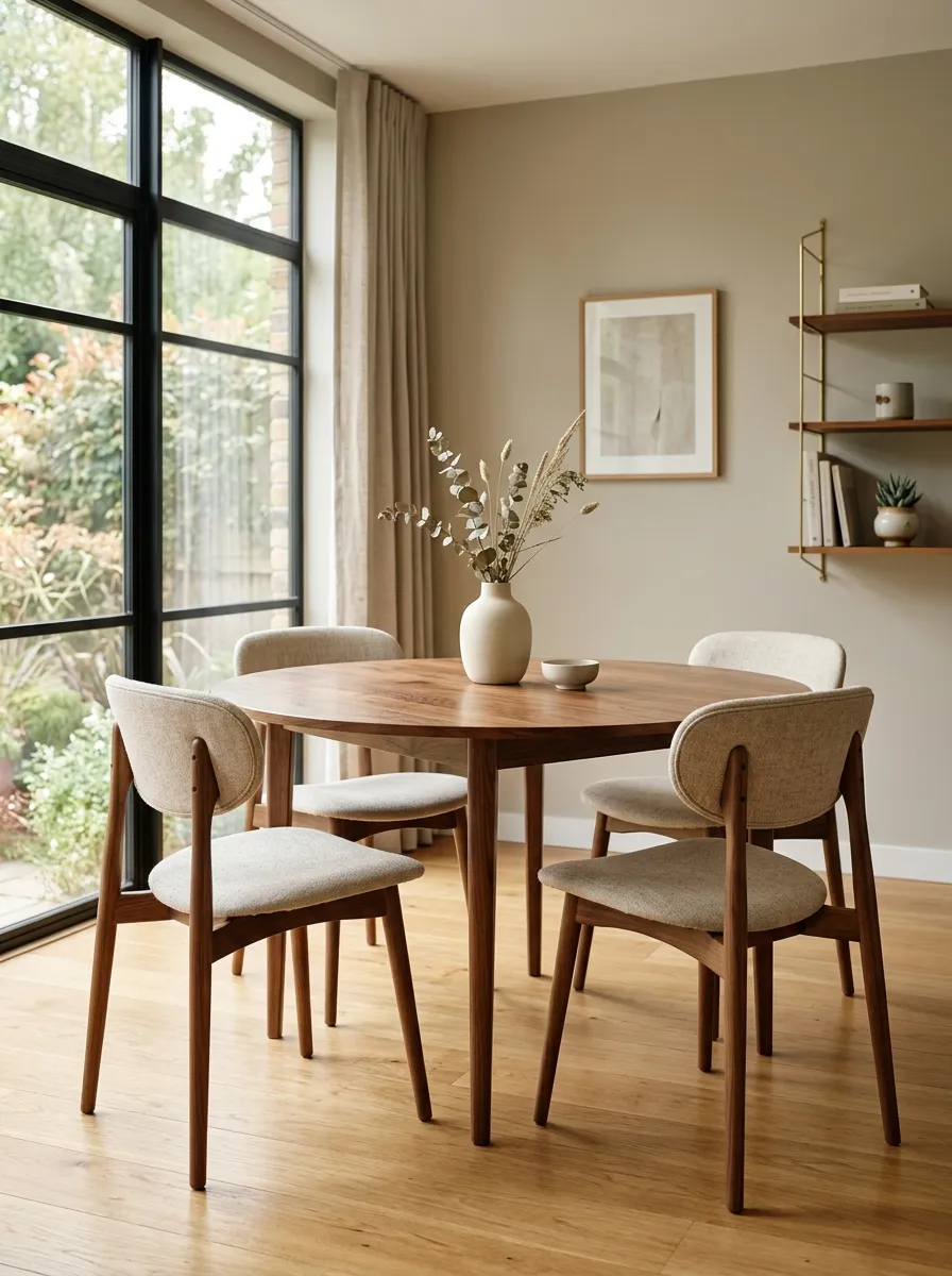 Swap Bulky Traditional Chairs for Light Tapered-Leg Seating