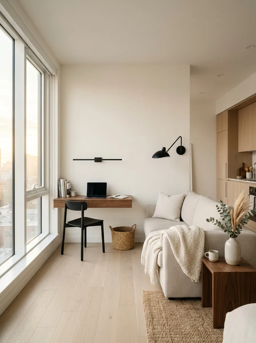 Swap Floor Lamps for Wall-Mounted Lighting