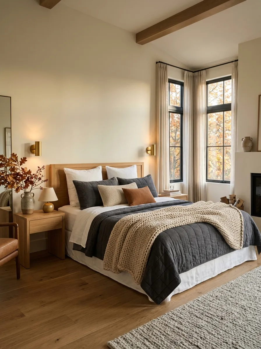 Swap Lightweight Summer Bedding for Heavier Natural Layers