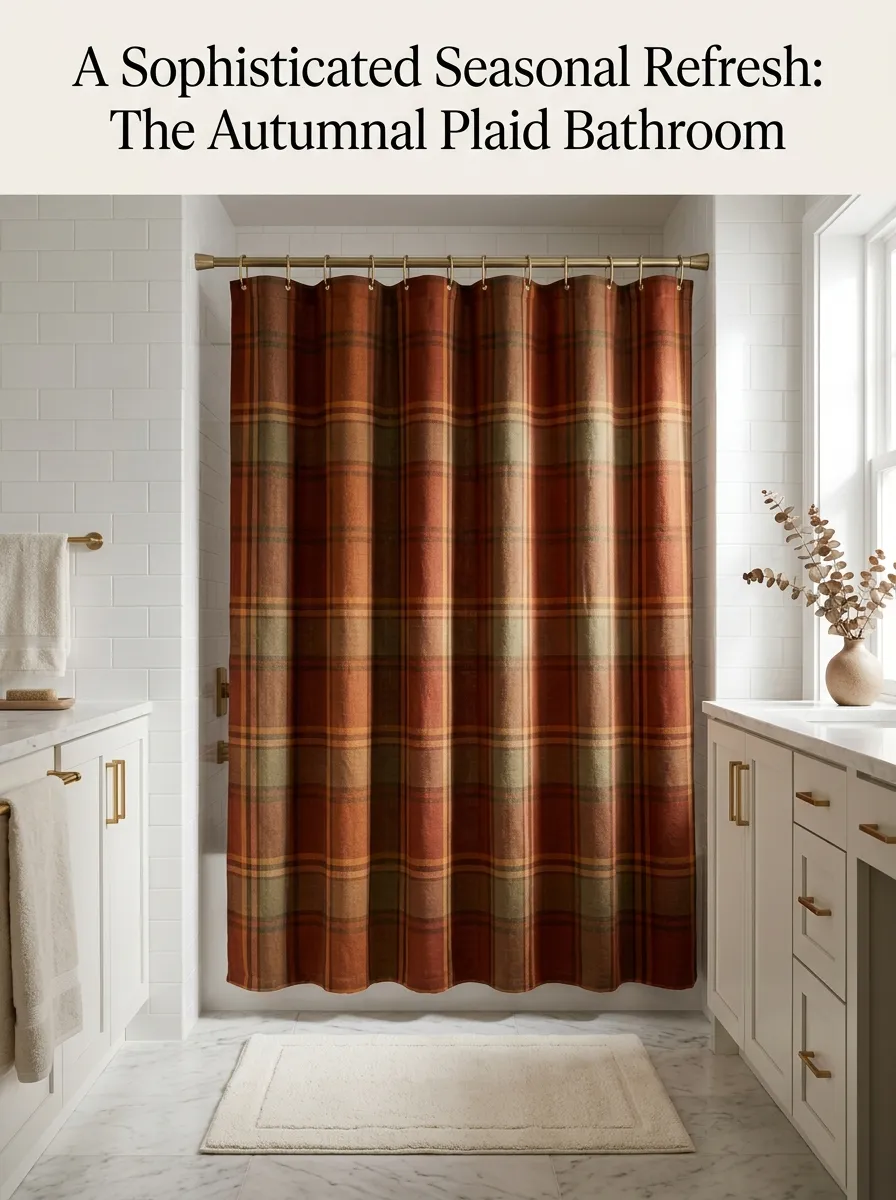 Swap the Shower Curtain for a Fall Palette