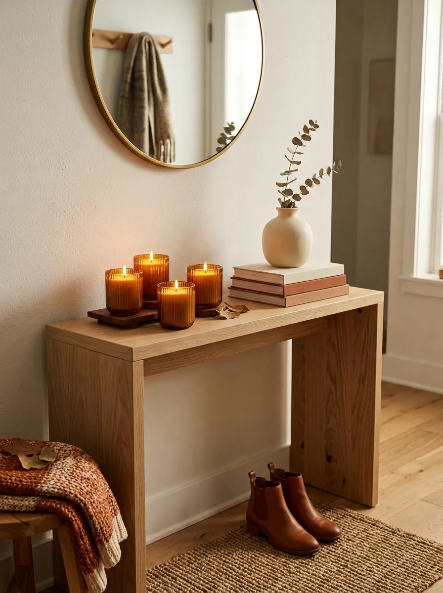 Switch to Cinnamon and Amber Soy Candles in Glass Jars