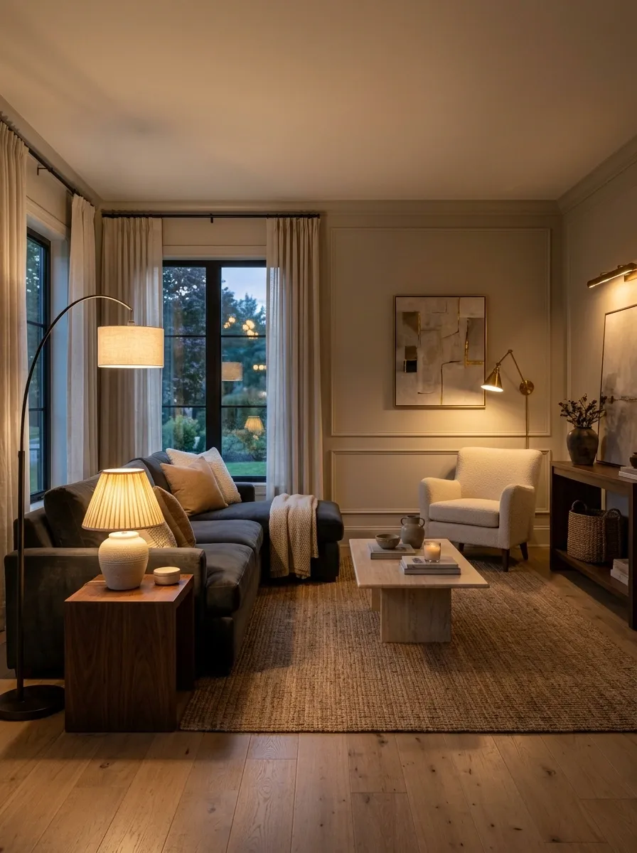 Switch to Warm, Layered Lighting