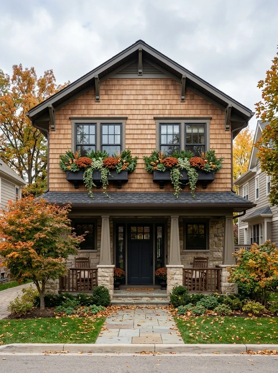 Symmetrical Double-Window Composition