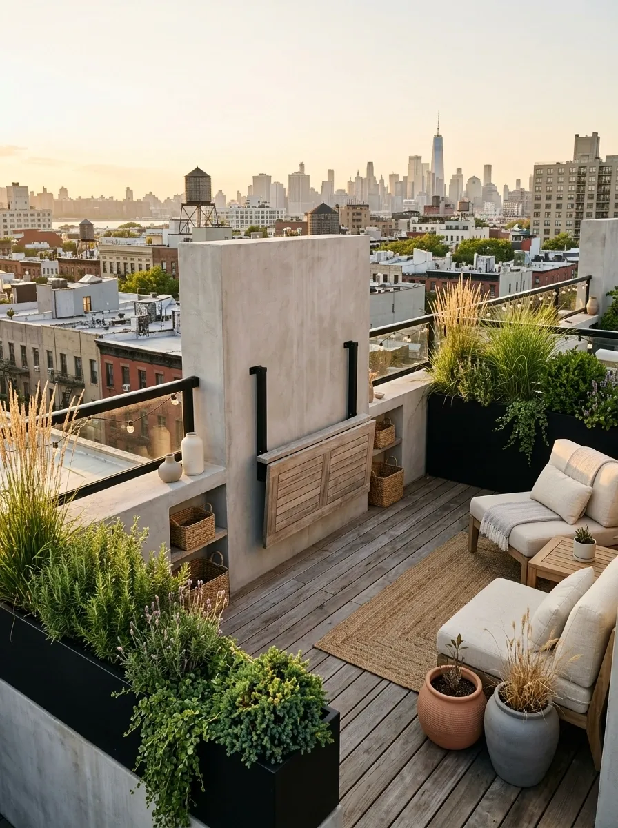 Tiny Rooftop With Flexible Fold-Away Living Zones