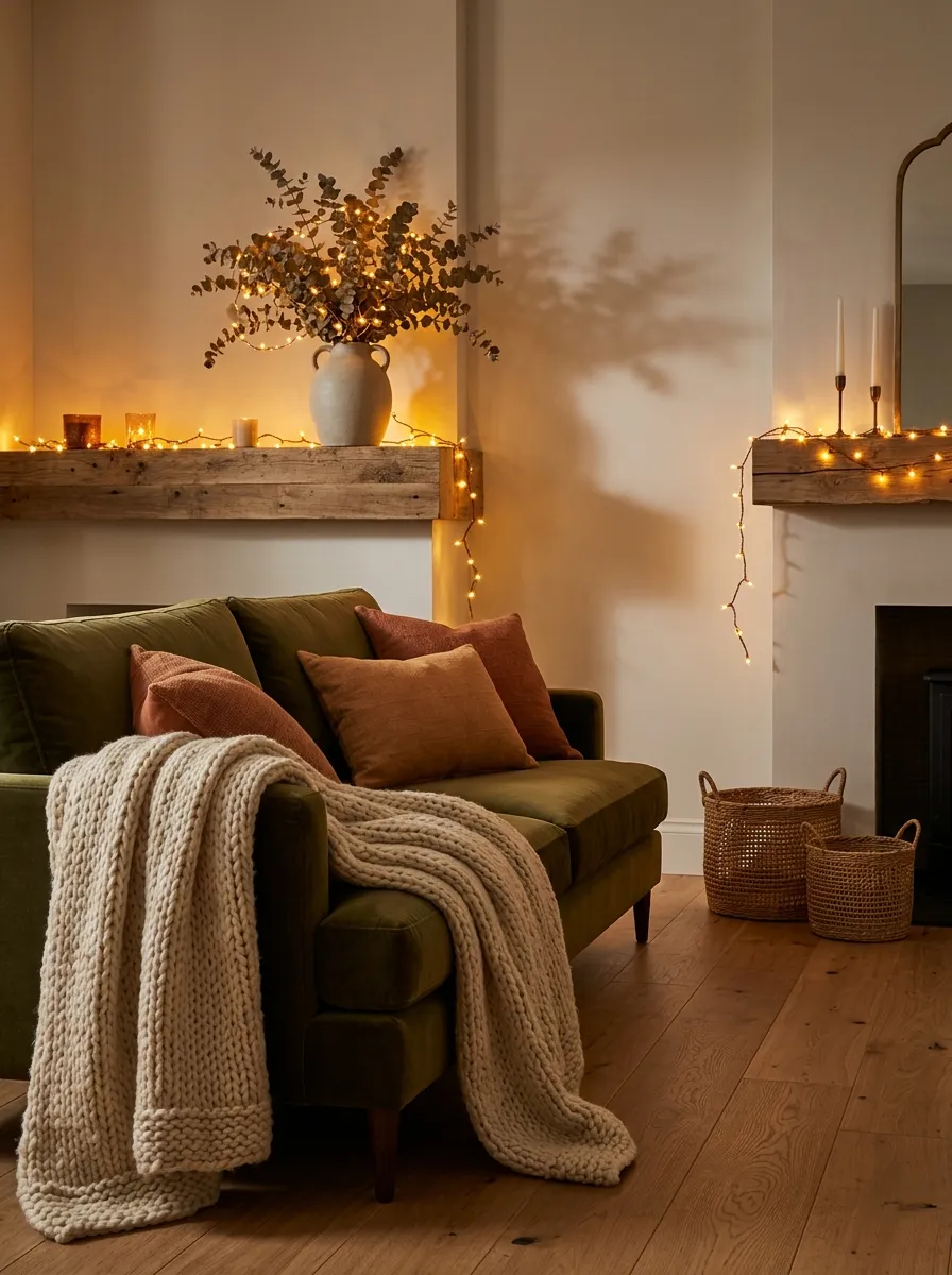 Trade White Bulbs for Amber String Lights