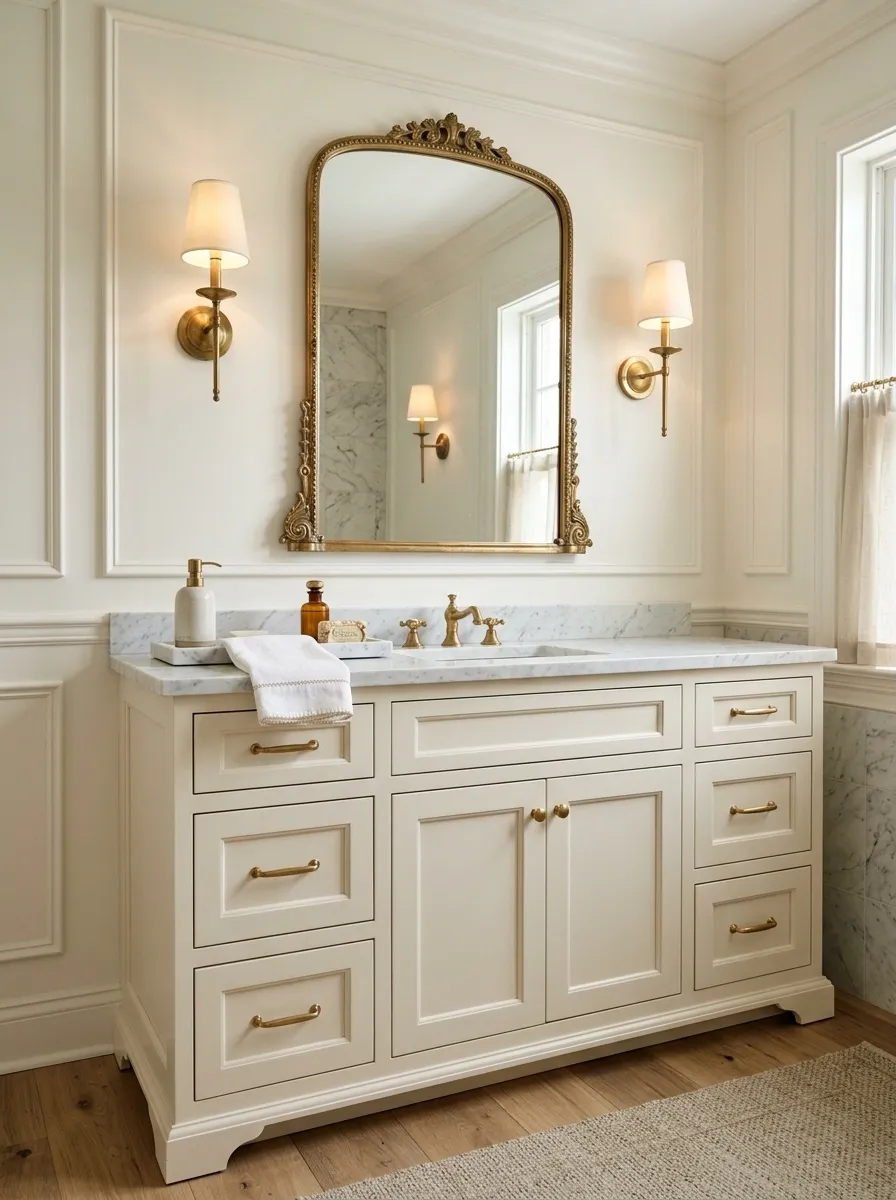 Traditional Vanity With Furniture-Like Styling