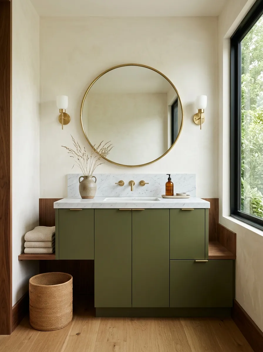 Try Muted Olive Instead of Bright Retro Green