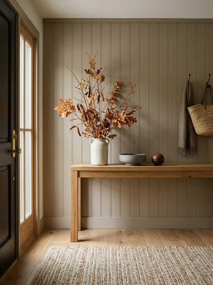 Turn a Plain Entryway Into a Small Autumn Welcome