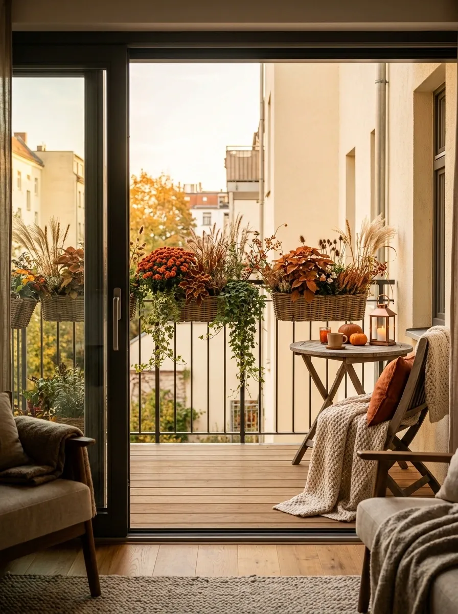 Turn a Railing Into a Vertical Fall Display