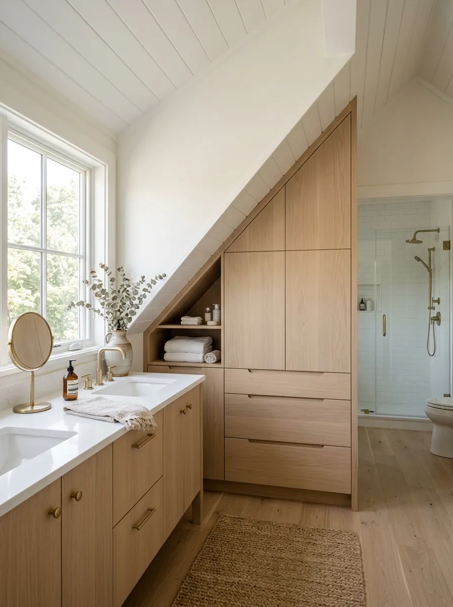 Turn a Sloped Ceiling Into Usable Storage, Not Dead Space