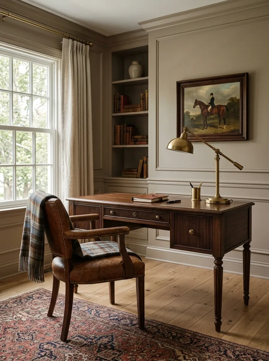 Turn a Tiny Workspace Into a Classic Study Nook